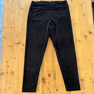 Cuddl Duds Black Fleece Leggings